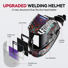 Arccaptain Large Viewing Welding Helmet Auto Darkening Hood Mask For Arc Tig Mig