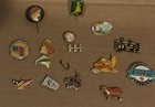 Lapel Vintage Pins Assorted Lot Of 15  Mixed Styles