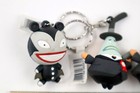 Disney 3d Figural Keychain Keyring Lot X 4-nightmare Before Christmas Characters