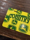 John Deere    License Plate  Yellow  For The Tractor  Country Girls    Metal