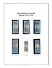 Us 1871-1874 Documentary Revenue Stamps Collection Of 40 Stamps Used   Unused