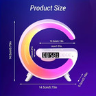 Smart Wireless Fast Charger  Speaker   Night Light     3-in-1 Alarm Clock Rgb