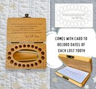 Tooth Fairy Keepsake Box For Girls   Boys  Set Of 1  Natural Beech 