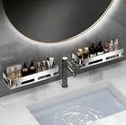 11 81 Inch   30 Cm Drilling 304 Stainless Steel Bathroom Shower Caddy Chrome    