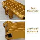 Heavy Duty Root Rake Attachment For Cat 305 306 Excavator Land Clearing