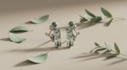 Natural Moss Agate Leaf Design Stud Earrings In 925 Sterling Silver Gift For Her