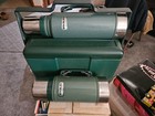 Vintage Stanley Aladdin Lunch Box Cooler Vacuum Thermos Bottle Combo Set