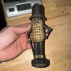 Mr Peanut Cast Iron Piggy Bank Metal Patina Mister Banker Michelin Collector Wow