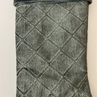Frontgate  Velvet Stocking Christmas Green Tres Lattice Ornate Glamour