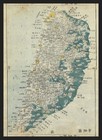 Izumi Province   sakai   Southern Osaka  Japan   ichikawa T  kei Woodblock Map C1837