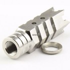 Stainless Steel  223 223 Muzzle Brake 1 2x28 Tpi Pitch W  Crush Washer