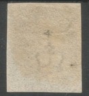 Gb  Qv 1840 Penny Black    kc    4  Good Margins  Fine Used Red Maltese Cross