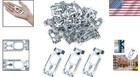 50x Teardrop Pallet Rack Safety Clips  Beam Locking Pins  Galvanized Steel