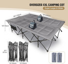 Redcamp 2 Person Extra Wide Camping Cots For Adults 500lbs  59  W Oversized Heav