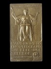 Rare Columbia University 1954 Bronze Commemorative Medal Medallic Art Co Ny