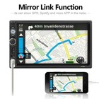 7  Car Mp5 Player Double 2din Bluetooth Touch Screen Stereo Radio Usb Aux Camera