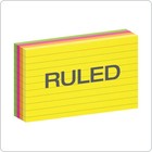300 Pack Oxford Neon Index Cards 3x5 Ruled Colors School Office 81300ee From Usa