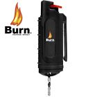2 Pack Burn Pepper Spray 1 2oz Self Defense Keychain Case Molded Oc Black