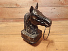 Vintage Antique 1800 s Cast Iron Horse Head Hitching Post