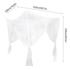 4 Corner Post Bed Canopy Mosquito Net Full Queen King Size Bedding