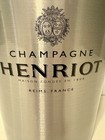 Vintage Henriot Champagne Ice Bucket Vogalu 70310 Faucogney France Silver Tone