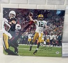 Aaron Rodgers Autographed Green Bay Packers Signed 11 X 14 Photo With Aca-coa