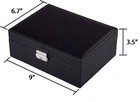 2layers Jewelry Boxes For Women Jewelry Box Organizer 2 Layer Pu Leather Display