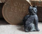 Vintage Metal Cat Kitten Lapel Collar Stud Pin Jewelry