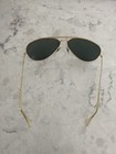 Vintage B l Ray Ban Aviator Sunglasses Usa Etched Bl Gold Frame 64-14