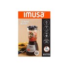 Imusa Gau-80313b 10-speed Blender With Glass Jar