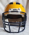 1992-96 Michigan Wolverines Game Used Worn Air Football Helmet Vtg 90s Team