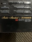 Fisher Studio Standard Rav-876 Universal Remote Control Vintage 1980 s Black