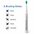 Fairywill Sonic Electric Toothbrush Rechargeable With Brush Heads Adult Kids Usb