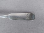 American Andrew Ellicott Warner Baltimore Coin Silver Spoon C  1813-1866 B