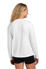 Sport-tek Lst353ls Women s Performance 3 8oz Dry Fit Long Sleeve T-shirt V-neck