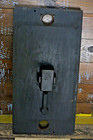  14x27  Board Mounted Industrial Foundry Wood Mold Sand Casting Pattern Vintage