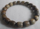 Top  Vietnamese Natural Agarwood Bracelet  Prayerbeads 14g 10mm Aquilaria              
