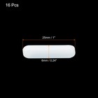16pcs Magnetic Stirrer Mixer Stir Bar Rod 25mm 1  Cylinder Shape Ptfe Coating