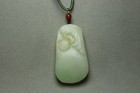 Item Title  Chinese Natural Hetian Hand-carved Dragon  Pendant Statues