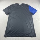 Ufc Reebok Shirt Men Xl Mma Martial Arts Short Sleeve Black Blue Performance New