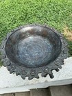 Wonderful Antique Vintage Bronze Bowl Standing With Elephants 
