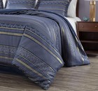 Chezmoi Collection 7-piece Bed In A Bag Floral Geometric Jacquard Comforter Set