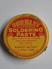 Vintage Burnley Soldering Paste Flux 2oz 57g Non-corrosive Made In Usa