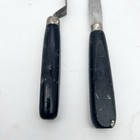 Vintage Palette Knife Cameo And Grumbacher   873  Black Wood Handle Made In Usa