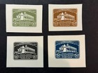 Us Scott   U 523-24   527-28  Mint  Cut Square  2026 Scott Cat  Value   21 50