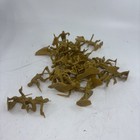 34 Vintage Marx Japanese Soldiers Lot Tan Mcmlxiii