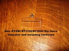 New Ryobi Bt3000 bt3100  Rip Fence Indicator See Description   Photos Fast Ship