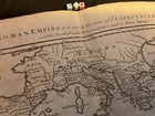1728  Very Rare Herman Moll Map   Genuine Antique  The Roman Empire