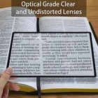 Full Page Large Sheet Magnifier Reading Aid Magnifying Glass For Books