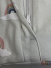 Woolino Baby Sleep Bag With Feet Gray Size 6-18 Months 4-season Rainbow Print